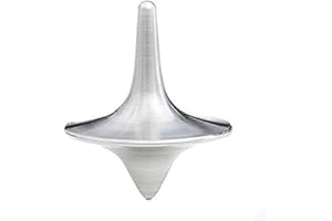 GIVBRO Accurate Spinning Top Inception Totem Zinc Alloy Silver Vintage Toy The Perfect Balance Between Performance and Beauty for Gift ¡­
