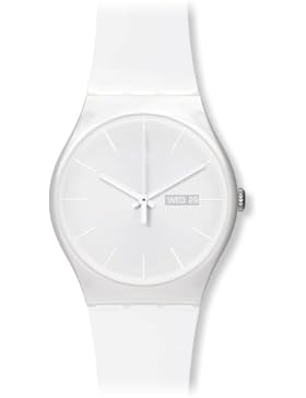 Swatch Damenuhr Analog Quarz mit Plastikarmband – SUOW701