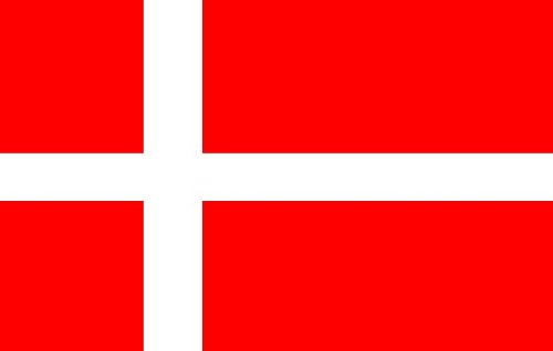 Dänemark Fahne 90 x 150 cm – Flagge – EM 2012 – Dänische Fahne