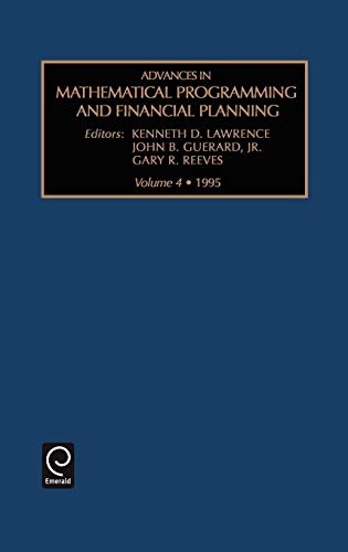Adv Mat Pro Fin V 4 (Advances in Mathematical Programming and Financial Planning)