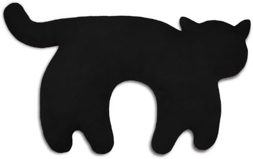Leschi Travel Pillow (for car and Plane Journeys) | 36704 | Feline The cat | Colour: Midnight/Midnight