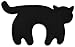 Leschi Travel pillow (for car and plane journeys) | 36704 | Feline the cat | Colour: Midnight / Midnight