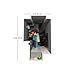 Price comparison product image Official Minecraft - Steve Digging - Reusable Vinyl Wall Decal / Sticker / Cling / Decoration for Bedroom, Playroom