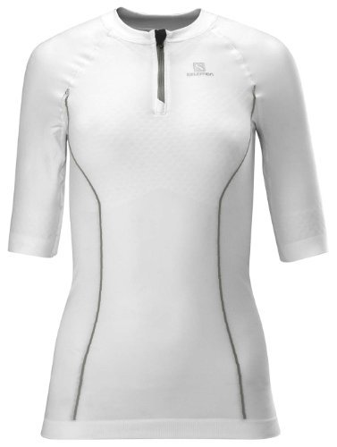 Preisvergleich Produktbild Salomon EXO Motion Zip Tee Damen White / TITANIUM (M)
