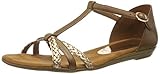 Absatz in Schicht-Optik Tamaris Damen 1-1-28137-22 Riemchensandalen, Braun (Cognac/Copper 340), 37 EU