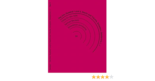 Hey Joe Und Andere Filme Fur Den Sdr Amazon De Beckett Samuel Dvd Blu Ray