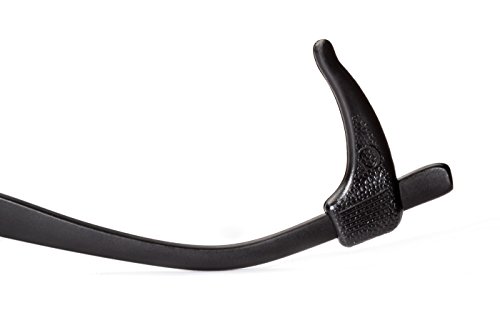Sportbügelenden / Fassungshalter für die Brille | 5,5×4,5 – Länge 35mm in verschiedenen Farben (schwarz) - 2