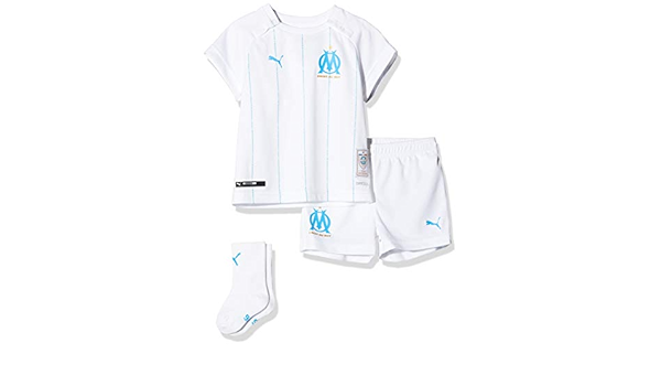 Puma Mini Set Domicile Olympique De Marseille Pour Bebe Maillot Garcon White Bleu Azur Fr Fabricant Taille Unique Amazon Fr Sports Et Loisirs