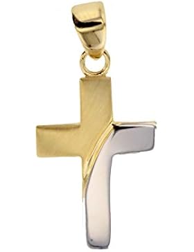 Goldanhänger Kreuz 585 Gold Anhänger Kettenanhänger Gelbgold 14 Karat Schmuck 3524