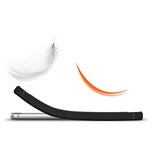 Honor 8 HÃ¼lle, IVSO Ultra Slim Silikon RÃ¼ckseite SchutzhÃ¼lle fÃ¼r Honor 8 Smartphone (13,2 cm (5,2 Zoll) ,Slim Schwarz