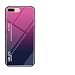 Produktbild Nadoli Handyhülle für iPhone 8 Plus 5.5",Neu Stil Spiegel Bewirken Sprichwort Muster Gradient Rose Rot Ultra Dünn 9H Gehärtetem Glas Stoßfest hülle mit Weich Silikon TPU Rahmen Hart Bumper Zurück Schale Case Schutzhülle für iPhone 8 Plus 5.5"/7 Plus 5.5",Gradient Rose Rot