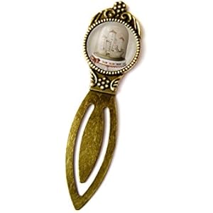 Lesezeichen / Büroklammer, Stadt unter Glas