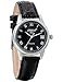Produktbild avaner Frauen Casual Datum Display Römische Zahl Analog Quarz Kleid Uhr mit Lederband schwarz