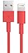 Produktbild OKCS Red Schnell und Sicher 1 Meter Lightning Kabel zu USB Kabel 8 Pin für Apple iPhone 7, 6 Plus / 6s / 6s Plus / 6 / 5s / 5c / 5, iPad Air / 2 mini / 2 / 3 / 4 iPad 4th generation, iPod touch 5th generation, und iPod nano 7th generation von OKCS® -IOS 9-