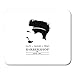 Produktbild Mouse Pads Stylist Black Cut for Barbershop Hair Salon with Hipster Head White Hairstyle Side Mouse Pad