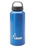 Laken Classic Borraccia Bottiglia d'acqua con Apertura Ampia e Tappo a Vite con Impugnatura, 0,6L, Blu