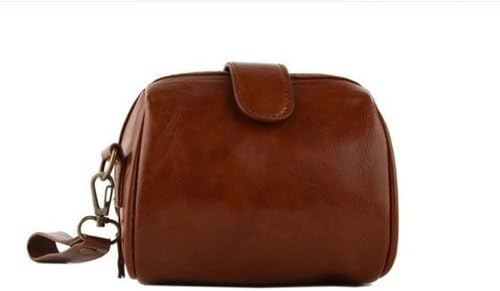 Zenness Vintage PU leather Single-shoulder Bag Cross Body Bag Coin Purse brown