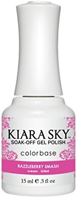 KIARA SKY GEL POLISH ICE CREAM PARLOUR COLLECTION (RAZZLEBERRY SMASH G564)