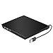 Produktbild EXTSUD Externes DVD Laufwerk | Slim Tragbar Laufwerk | USB 3.0 Externe DVD-RW CD Brenner für alle Laptops,Desktop und Notebook | alle Versionen von Windows Vista Mac OS System | MEHRWEG
