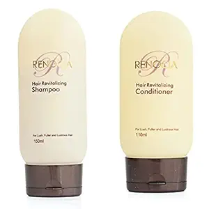 Renocia Hair Revitalizing Shampoo 150ml & Conditioner 110ml For Lush, Fuller and Lustrous Hair Combo Pack