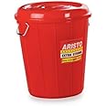 ARISTO Plastic Storage Bucket 32 L,Red, (39(D) x 44 cm)