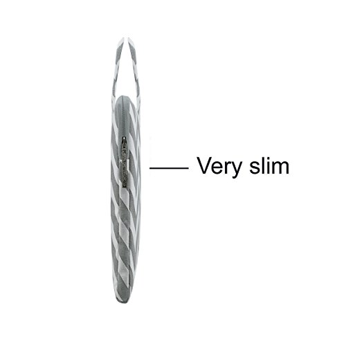 MOSISO Tasche Sleeve H  lle f  r 15-15 6 Inch MacBook Pro  Notebook Computer Chevron Stil Canvas Gewebe Spritzwasserfest Laptoptasche Notebooktasche A