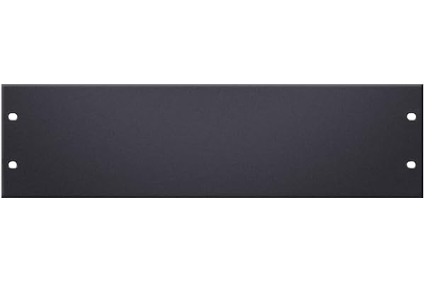 Adam Hall 19" Parts 87223 STL - Plaque aveugle 3 U pour rack 19", acier, profilé en U