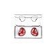 Produktbild LMtt Tfft drahtlose Bluetooth-Headset Sport Mini-Mest-Ladekasten unsichtbar 5.0 Bluetooth-Ohrstöpsel,Red
