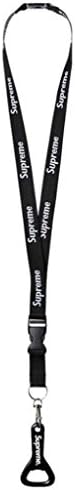 Supreme Lanyard (Black with Bottle Opener)