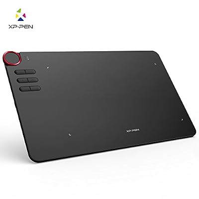 XP-Pen Tablette Graphique Deco 03 sans Fil Stylet Passif 8192 Niveaux 10 x 5.62 Pouces