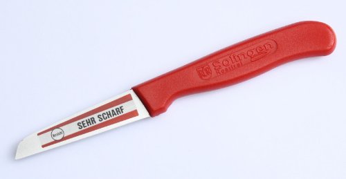 RÖR MADE IN SOLINGEN Küchenmesser, ROT,Schälmesser 6cm Klinge richtig scharf