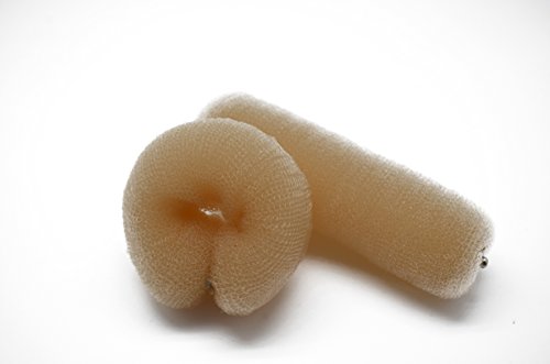 Meta-U Snap Fastener Double Hair Bun Former Shaper Bun Ring