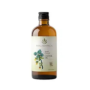 MALABARICA Vegan Ayurveda - Wood Pressed Castor Oil - 200 ml