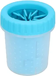 DOGTOWN Foot Washing Cup, Pet Paw Cleaner Portable Dog Paw Washer with Soft Silicone Bristles for Quickly Cleaning Pets Muddy Feet - Color May Vary (Small)