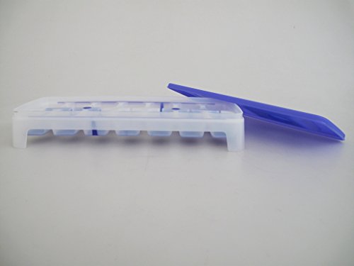 TUPPERWARE Gefrier-Behälter Eiswürfler lila-weiß G29 Eiswürfelwunder 8766 - 3