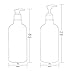 3PCS 500ml/16.6OZ Refillable Empty PET Plastic Green Pump Bottles Jars with Pump Tops for Makeup Cosmetic Bath Shower Toiletries Liquid Containers Leak Proof Portable Travel Accessories