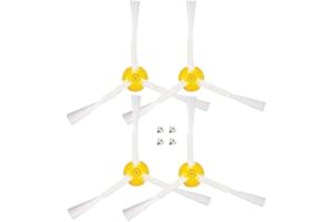 LUXXTORE Reemplazo Pack 4 Cepillos Laterales, Compatible con Roomba 500, 600 y 700. Kit de 4 Aspas, Repuestos Máxima Calidad.