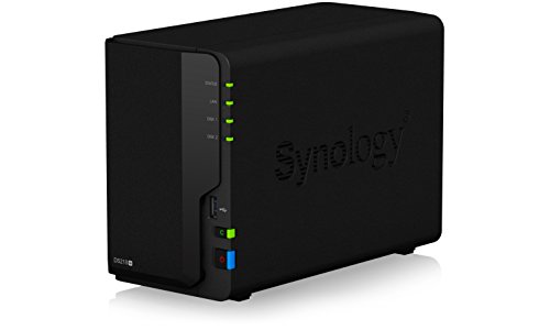 Synology DS218+ 2TB (2 x 1TB WD RED) 2 Bay Desktop NAS Unit