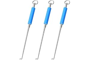 MenYiYDS 3 pezzi di ami da pesca in acciaio inossidabile dispositivo di rimozione del gancio da pesca portatile sganciatore accessori per la pesca