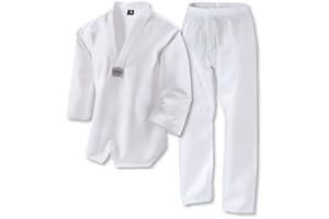 Playwell kampsport taekwondo-kostym med V-ringning