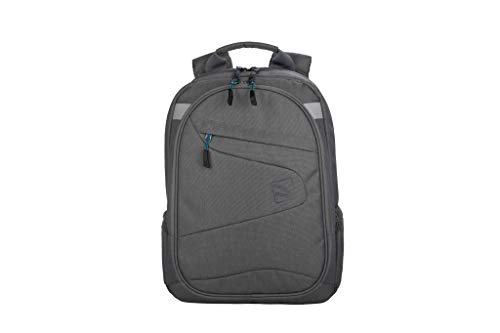 Tucano-Sac à Dos Sportif pour Le Travail Pc de 13 et 14 Pouces et MacBook 13" Poches Rembourrées pour Ordinateur, Tablette et iPad. Sac Lato2, Aussi Noir, Femme et Homme, pour Le Bureau, l'Université