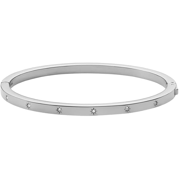 Fossil Bracciale Rigido D-Link Heritage Donna: Gioiello In Acciaio Inossidabile Color Oro, JF04524710 - 5