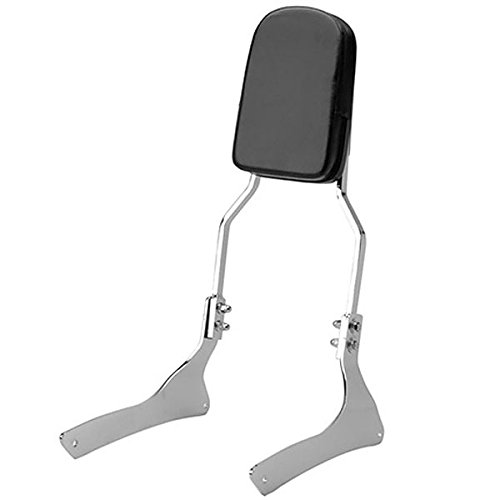 KapscoMoto SS010 Motorcycle Sissy Bar, Chrome
