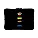 Produktbild Muccum Burger Trampoline Liner Package 15.6 Zoll Korean Style Reißverschluss-Laptop-Etui Weiche Tasche für Notebook-Schutzhülle für Computer - Muster Two Side Design