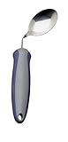 Homecraft Newstead Cutlery, Left Handed Spoon (Eligible for VAT relief in the UK) Adaptive Dining Aid, Utensil for Elderly, Disabled, Parkinson's Disease, & Arthritis, Eat Easier, Non-Slip Grip