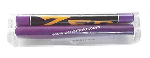 Kiffer Set 4tlg.: Zen konische Drehmaschine 110mm Jointroller – 50x actitube Slim Aktivkohlefilter – 4m Raw Hemp Wick – Rasta-Legalize-Ansteck-Button 25mm - 2