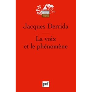 La voix et le phénomène Livre en Ligne La voix et le phénomène Livre en Ligne - Telecharger Ebook