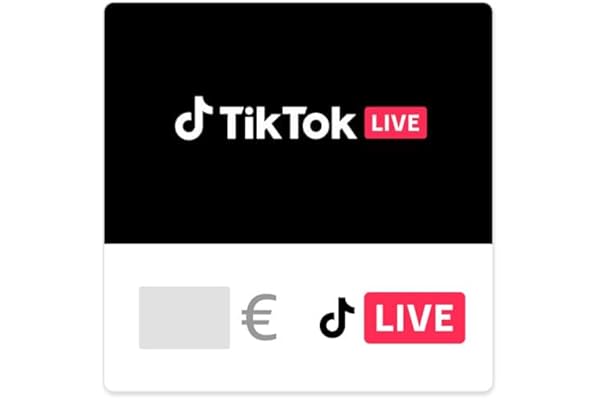 TikTok LIVE Tarjeta regalo - para España - por correo electrónico