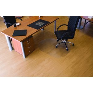Preisvergleich Produktbild Ecogrip Bodenschutzmatte Hartböden 90x120cm transparent oval