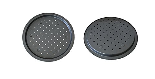 Fanaticism 2 Stück Antihaftbeschichtetes Pizzablech Ø 35 cm - 2